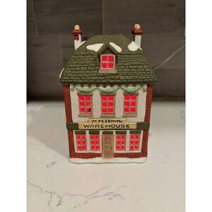 Dept 56 Village Dickens Series M FEZZIWIG WAREHOUSE Christmas Carol 1986 No Box